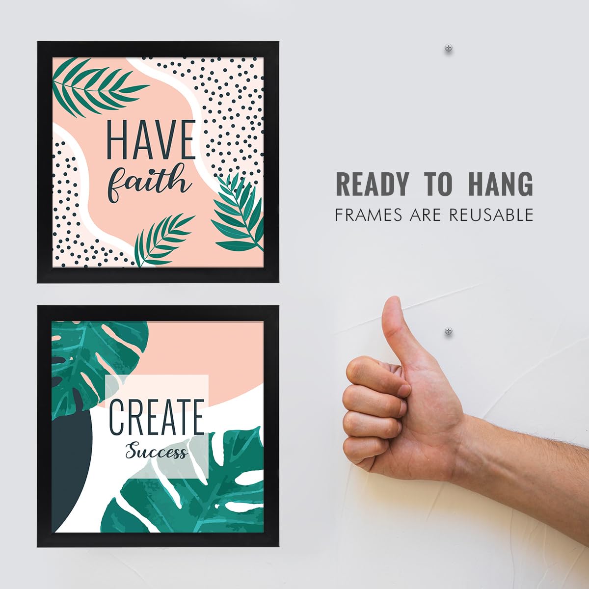 Motivational Inspirational Office (Set of 4)
