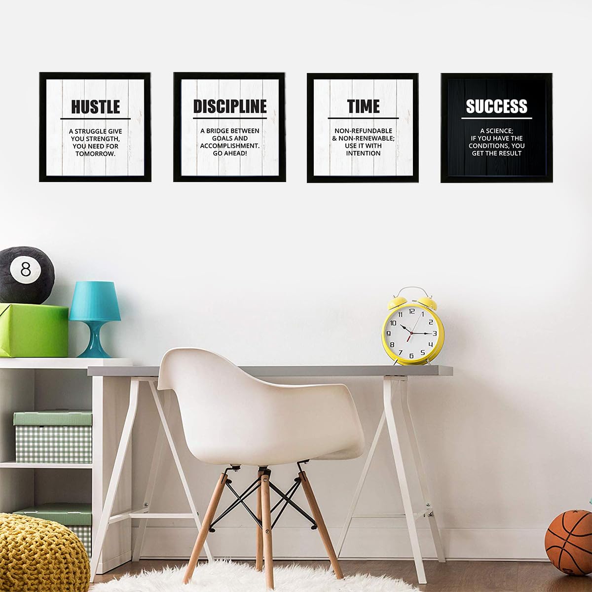 Motivational Inspirational Office (Set of 4)