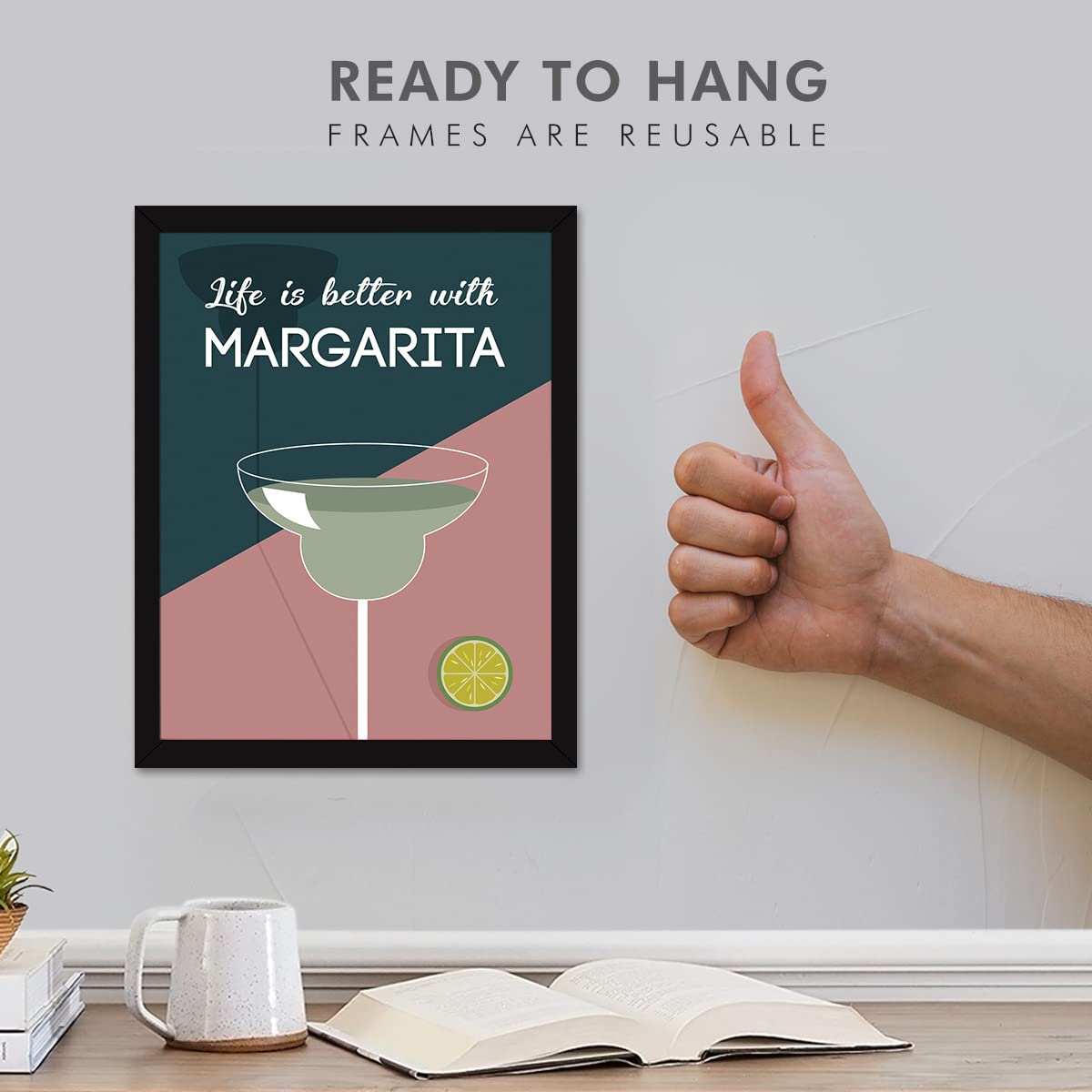 Bar Cocktail Quotes (Set of 4)