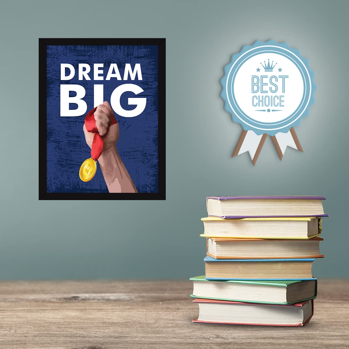 Motivational Quotes Keep Going Dream Big (Set of 4)