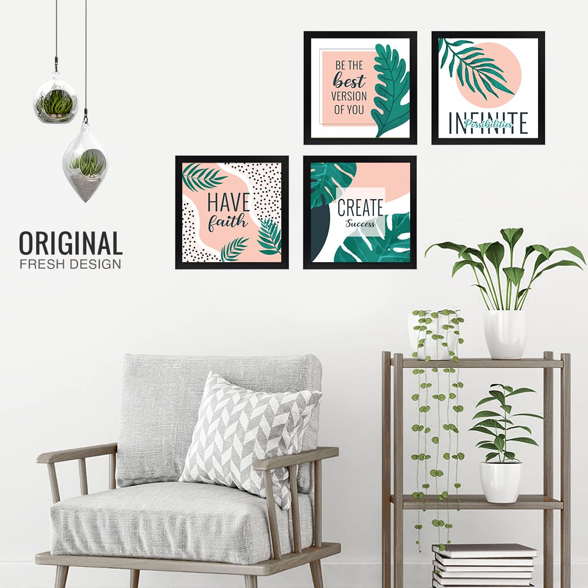 Motivational Inspirational Office (Set of 4)