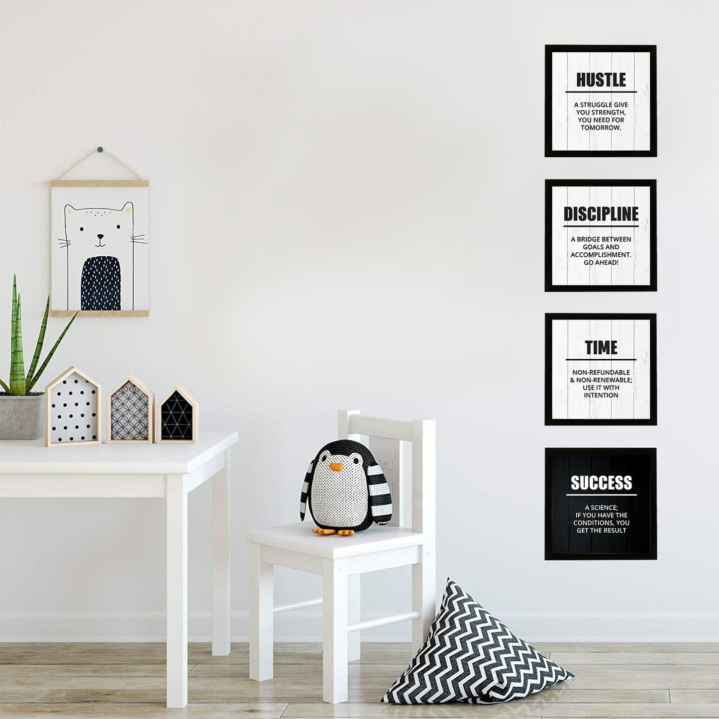Motivational Inspirational Office (Set of 4)
