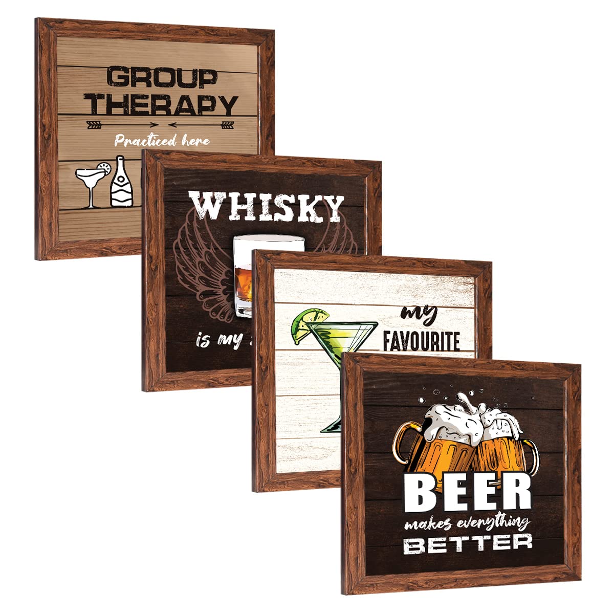 Bar Whisky Quotes (Set of 4)
