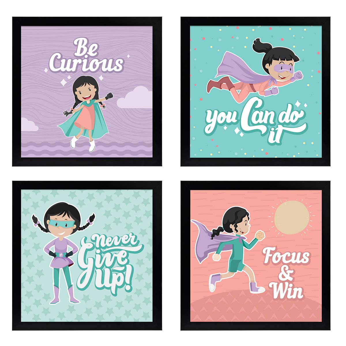 Kids Motivational - Set of 4