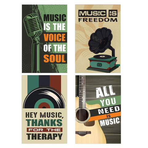 Music Quotes (Set of 4)