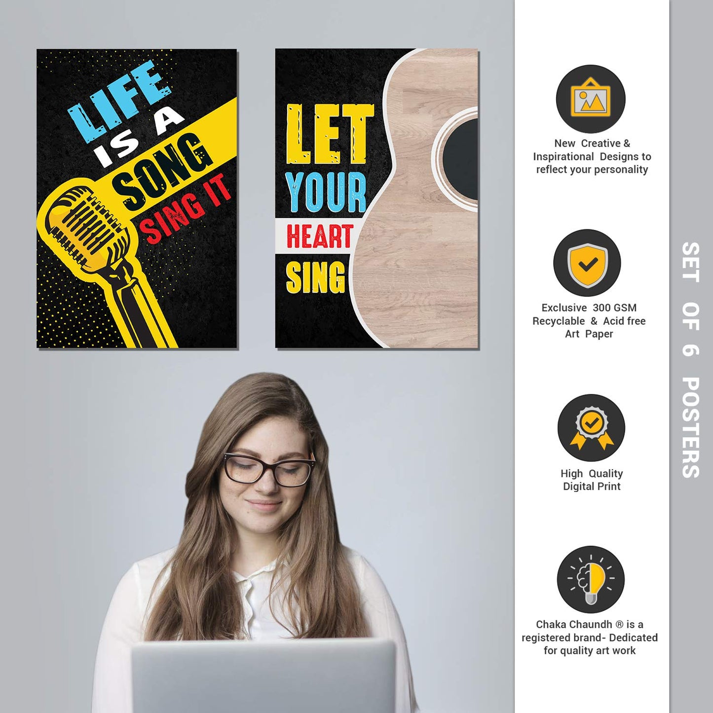 Music Poster(Set of 6)