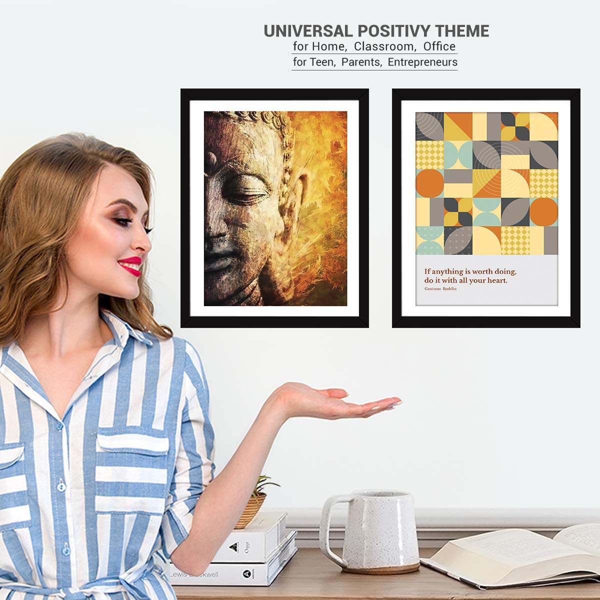 Gautama Buddha Quotes (Set of 2)