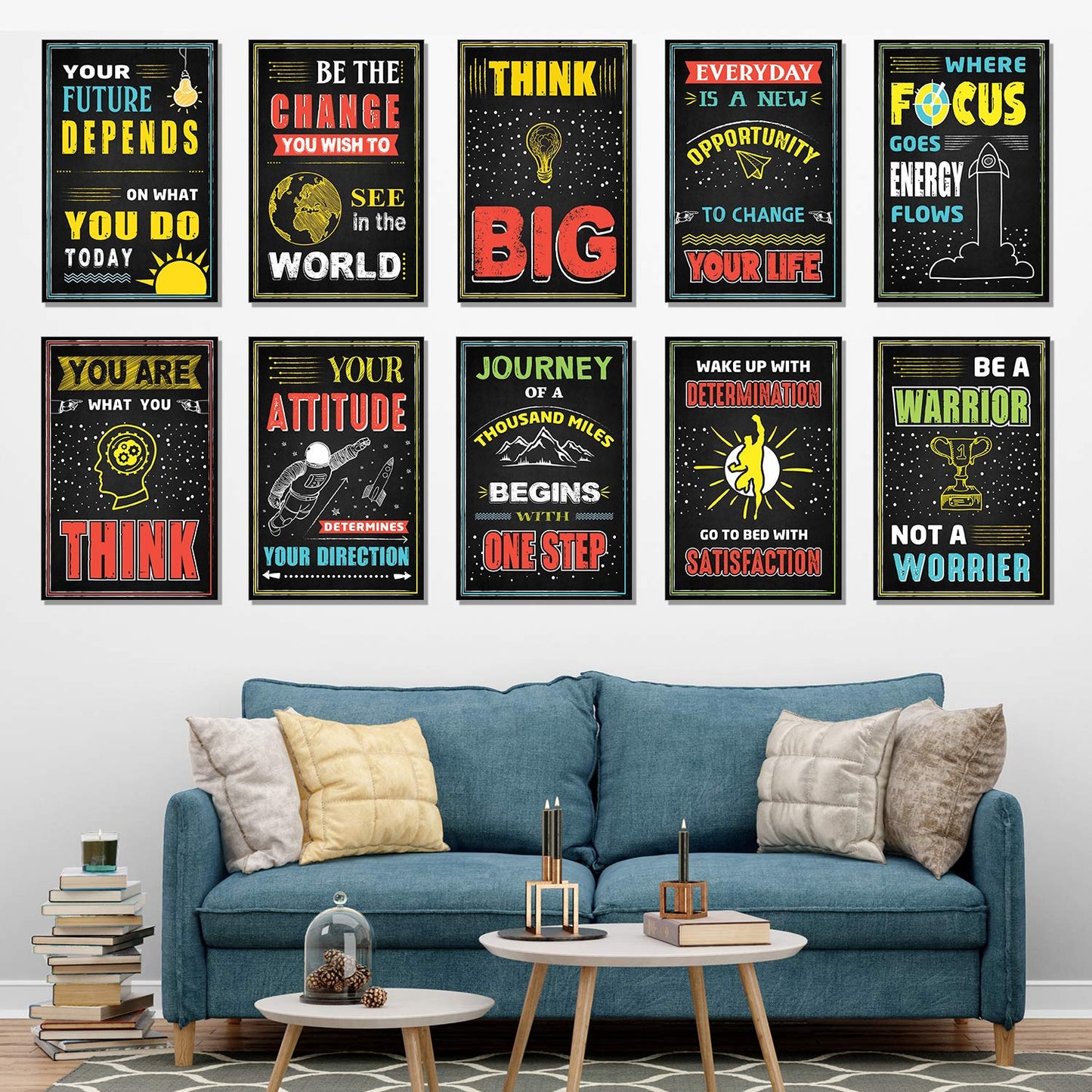 Motivational Poster (Set of 10)