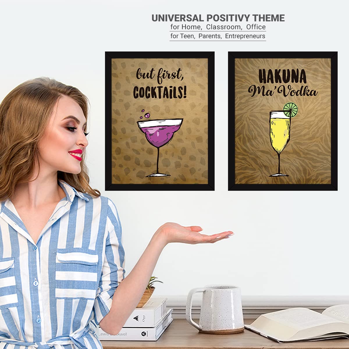 Cocktail Quotes(Set of 4)