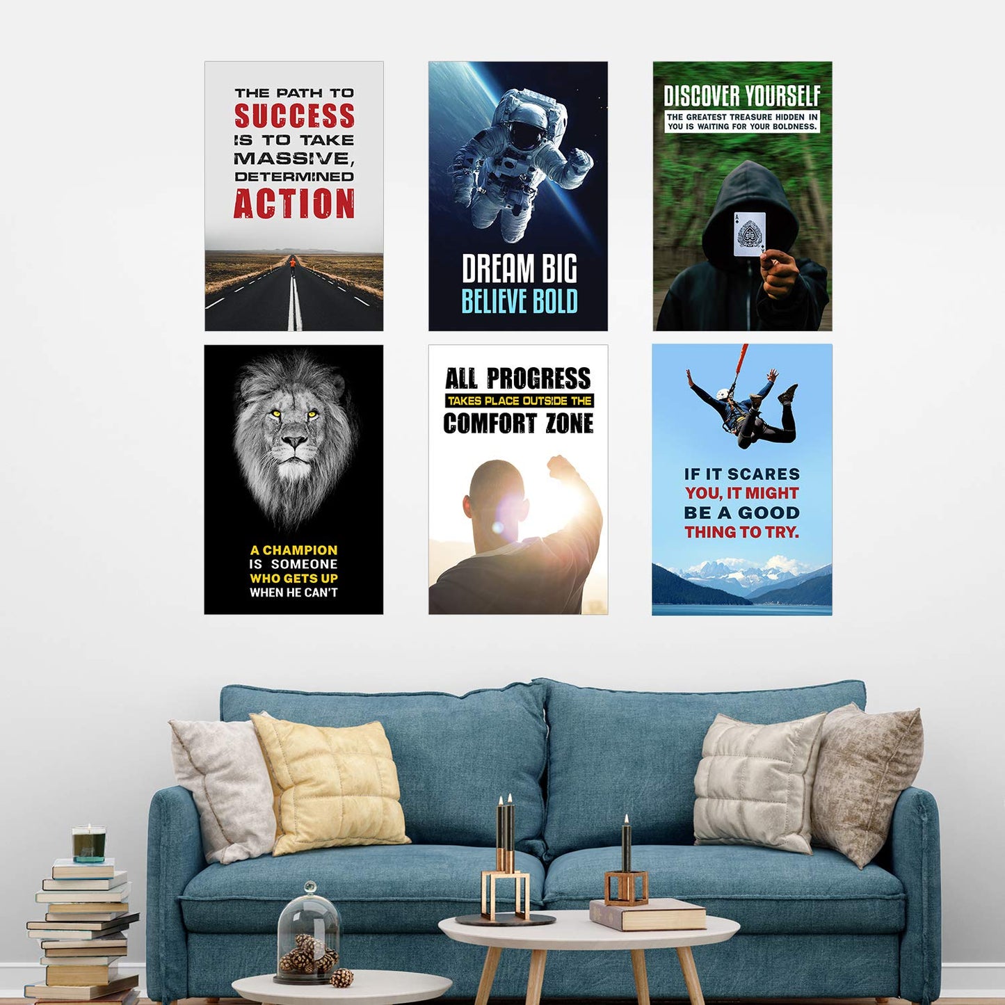Motivational Educational Posters (Set of 6)