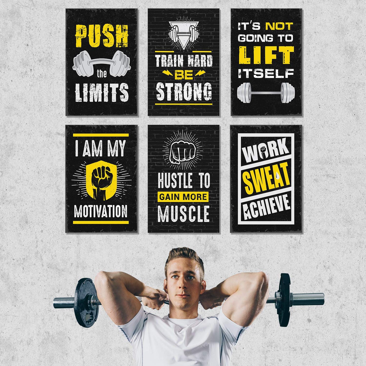 Gym Poster (Set of 6)