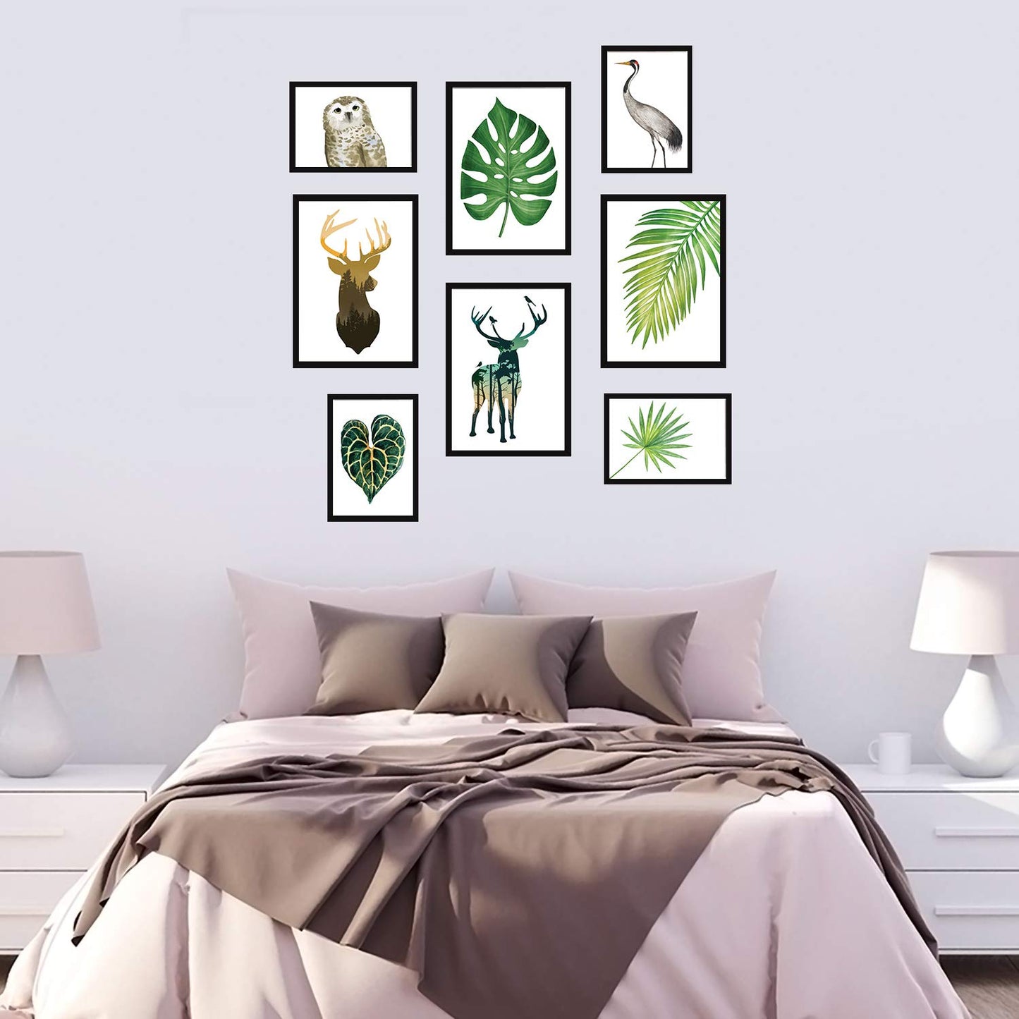 Wall Paintings (Set of 8)