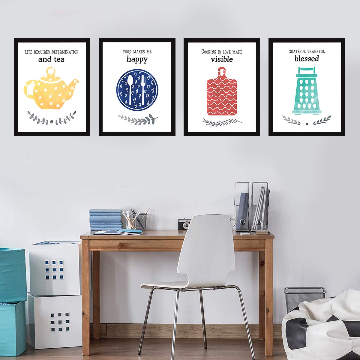 Kitchen Dining Quotes (Set of 4)