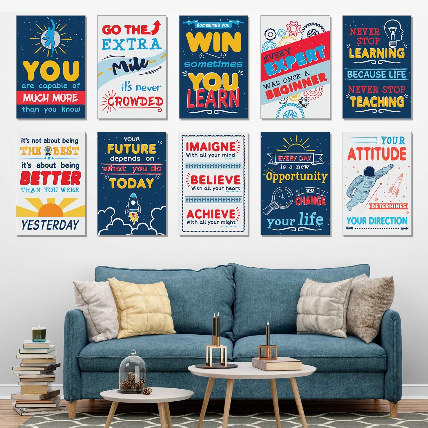 Motivational Poster (Set of 10)