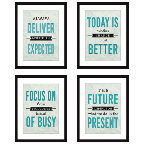 Office Quotes (Set of 4)