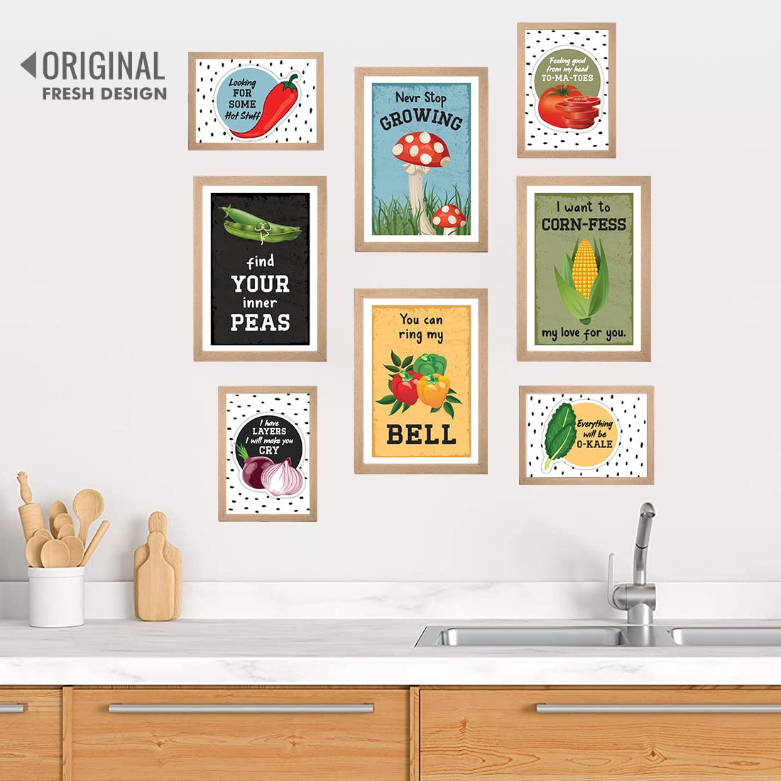 Kitchen Quotes (Set of 8)
