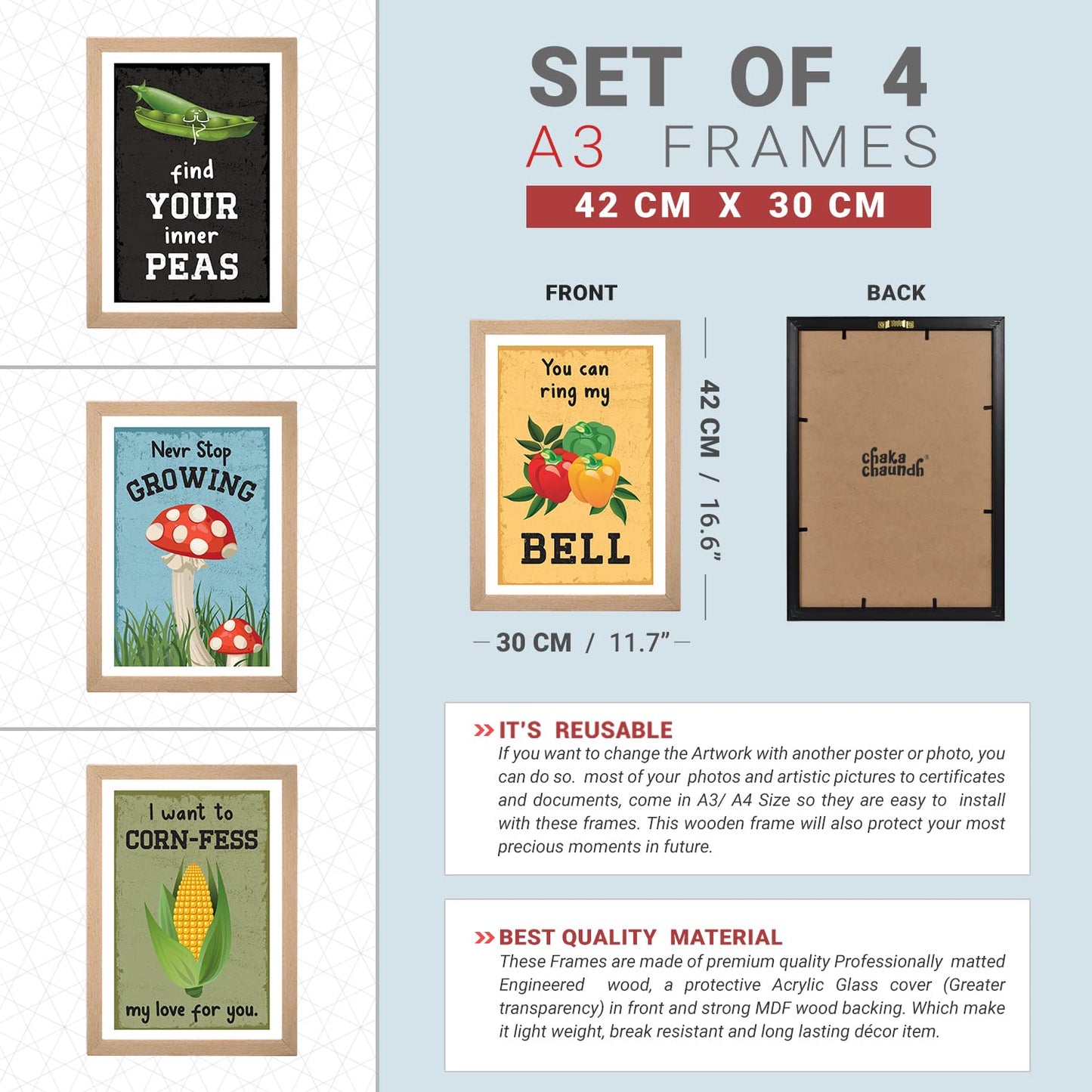 Kitchen Quotes (Set of 8)