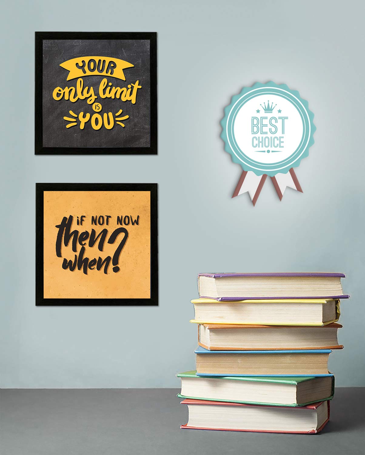 Motivational Inspirational Quotes (Set of 4)