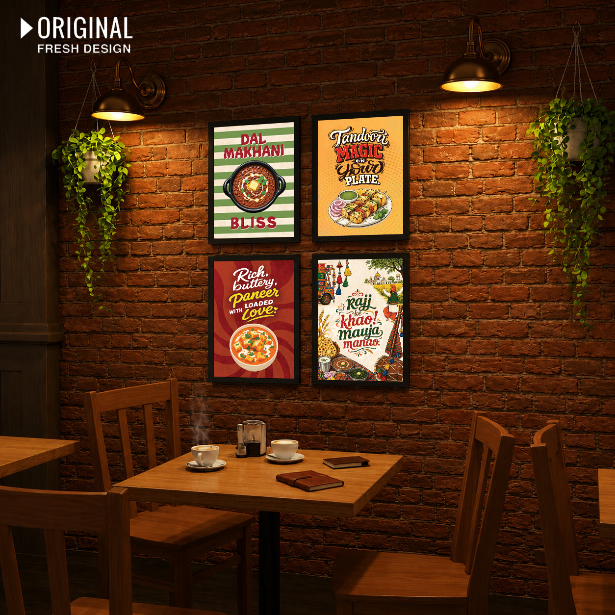 Restaurant Panjabi Food (Set of 4)