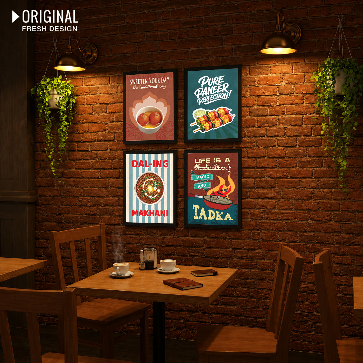 Restaurant Panjabi Food (Set of 4)