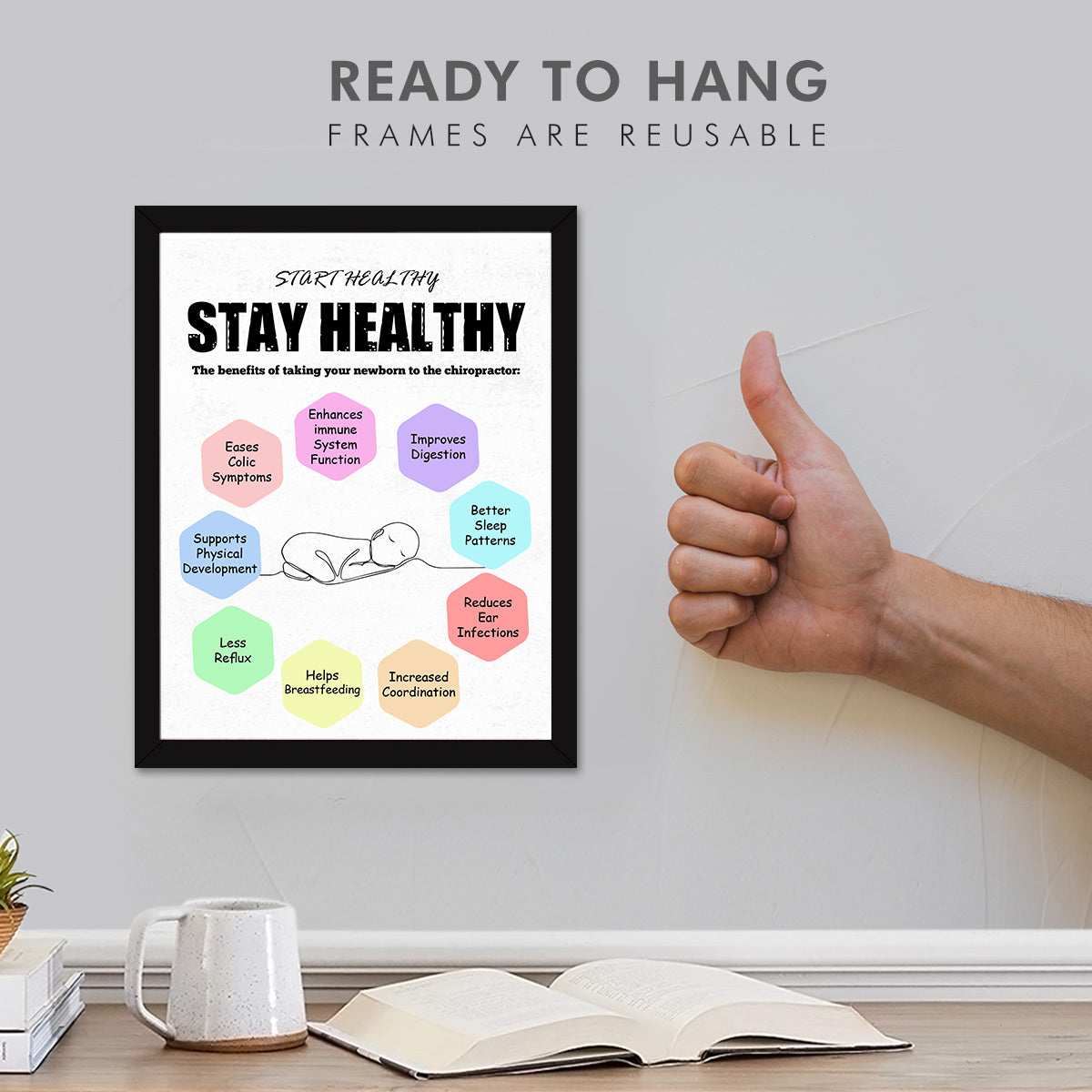 Pediatrician Children Doctor Wall Frame