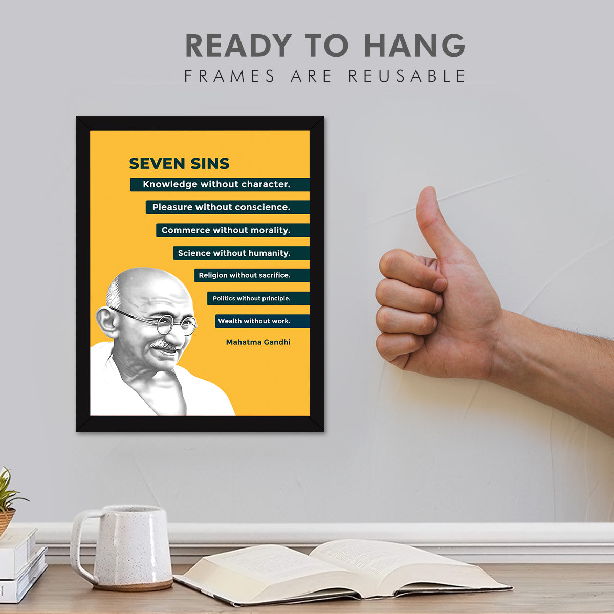 Mahatma Gandhi Inspirational Motivational