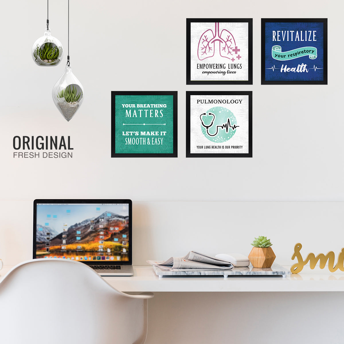 pulmonology pulmonologist - Doctor - Set of 4