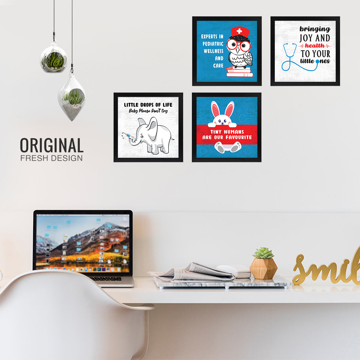 Pediatrician Doctor Quotes - Set of 4