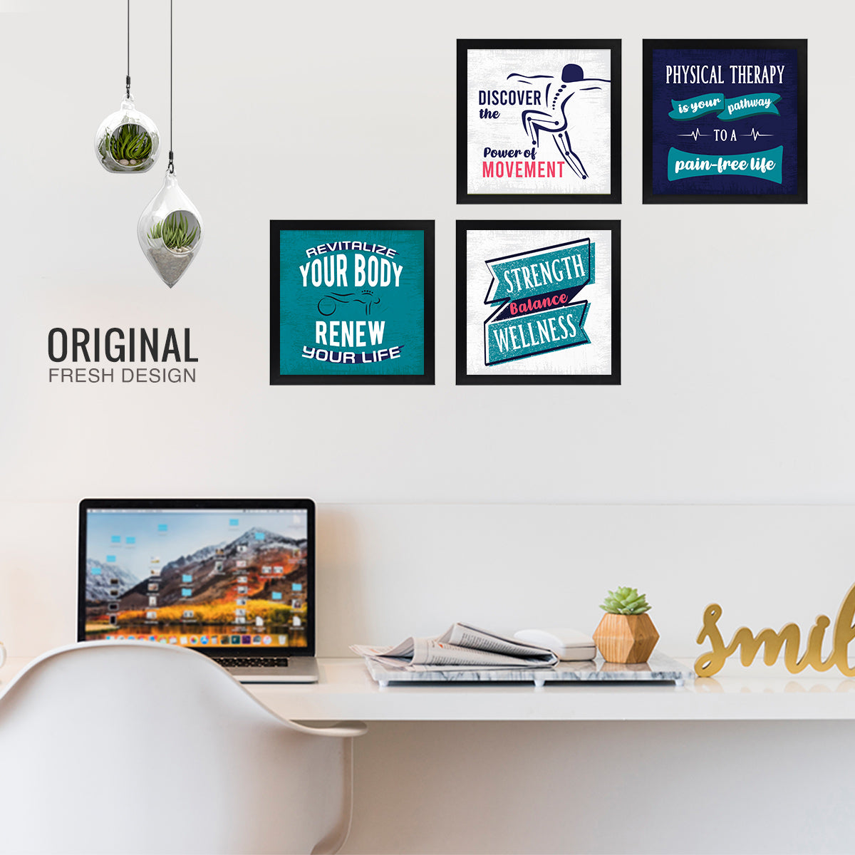 Physiotherapy Doctor Quotes - Set of 4