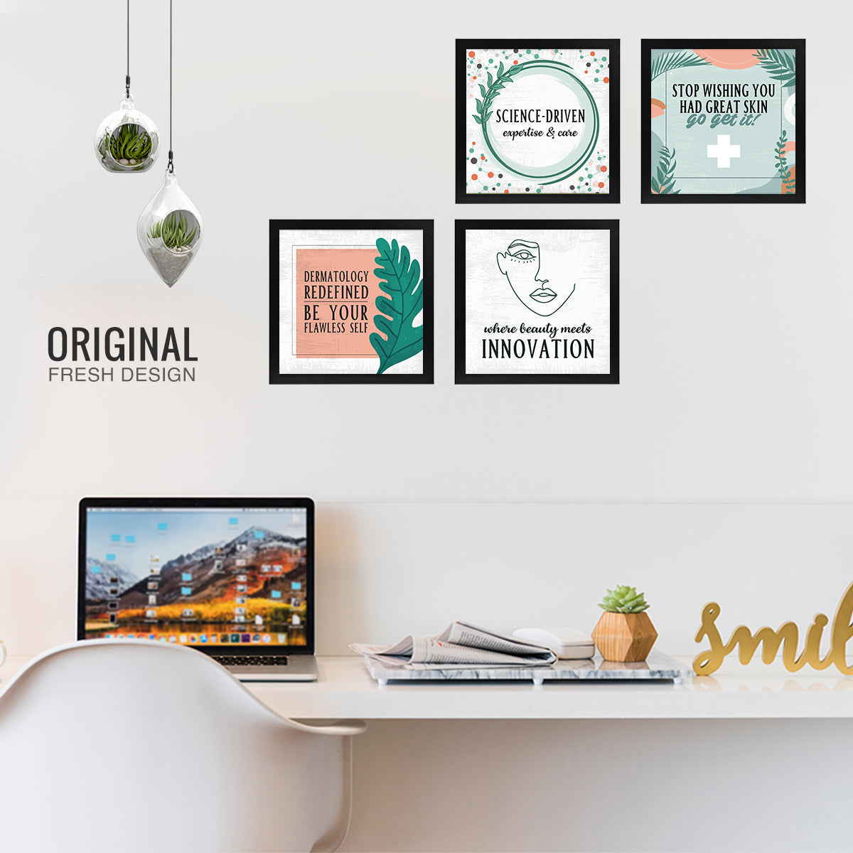 Dermatologist Doctor Quotes - Set of 4