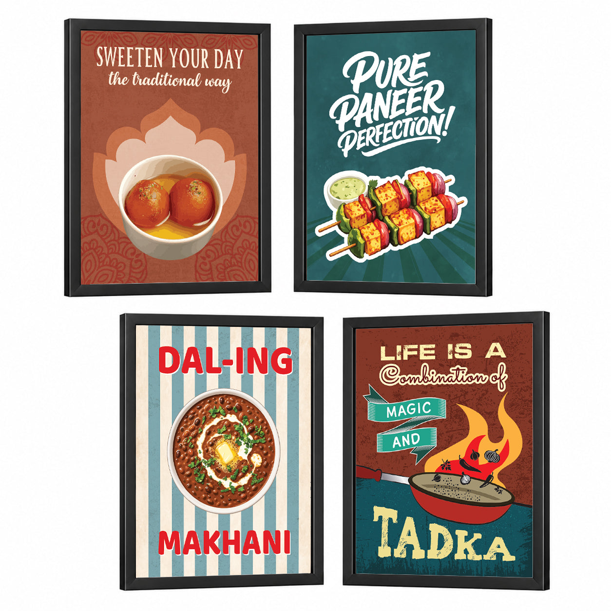 Restaurant Panjabi Food (Set of 4)