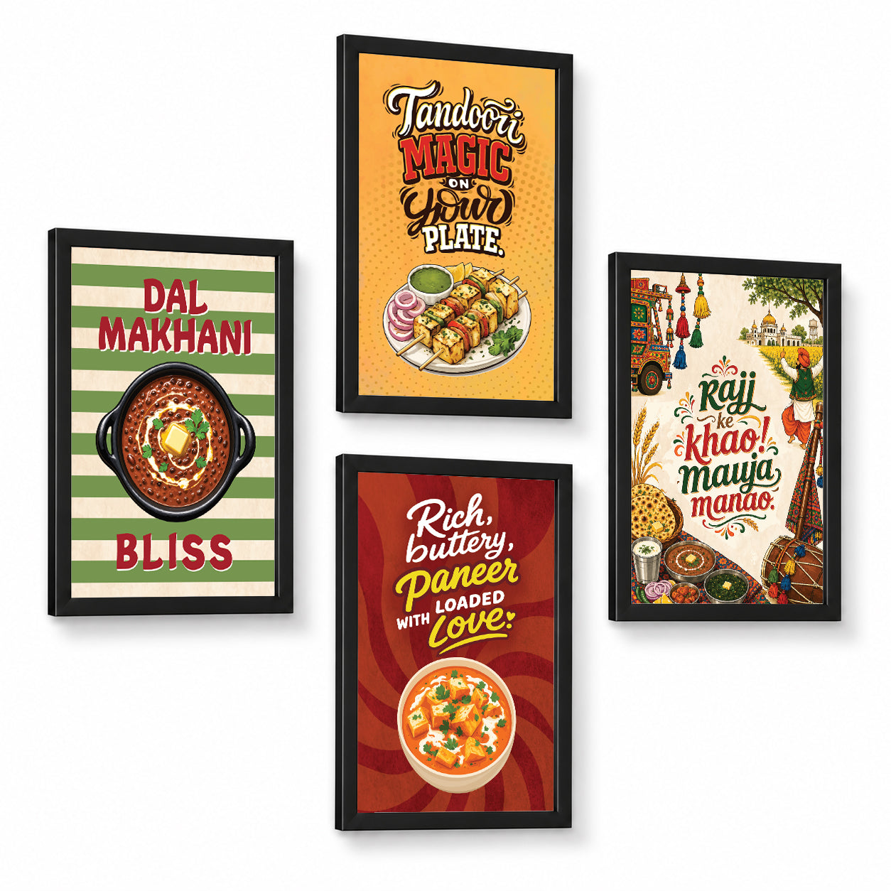 Restaurant Panjabi Food (Set of 4)