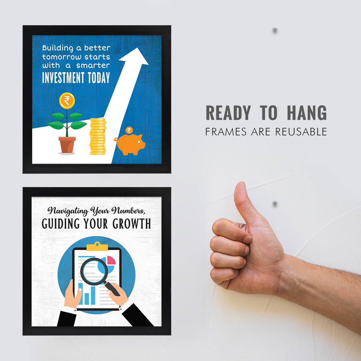 Trading financial Quotes - Set of 4
