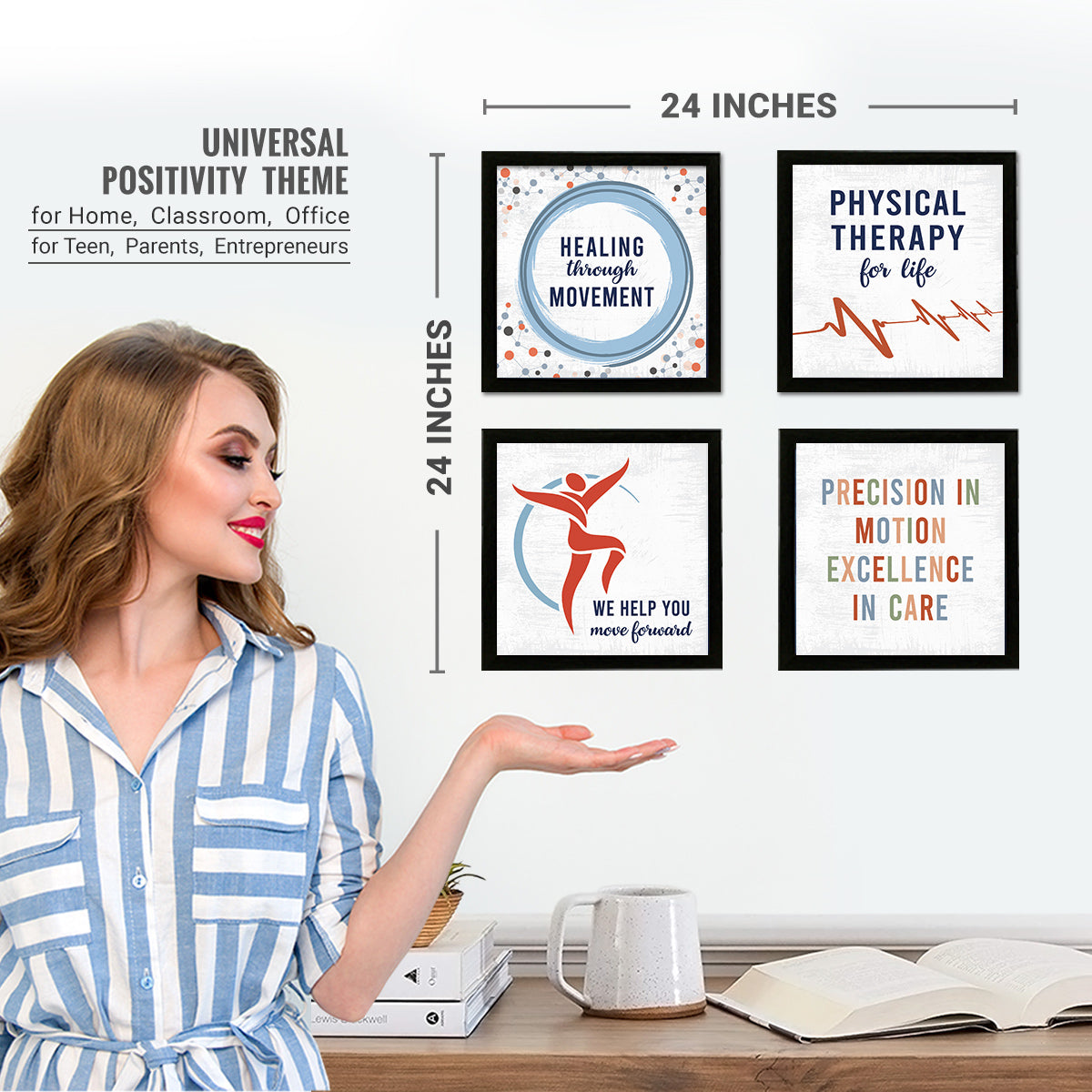 Physiotherapy Doctor Quotes - Set of 4