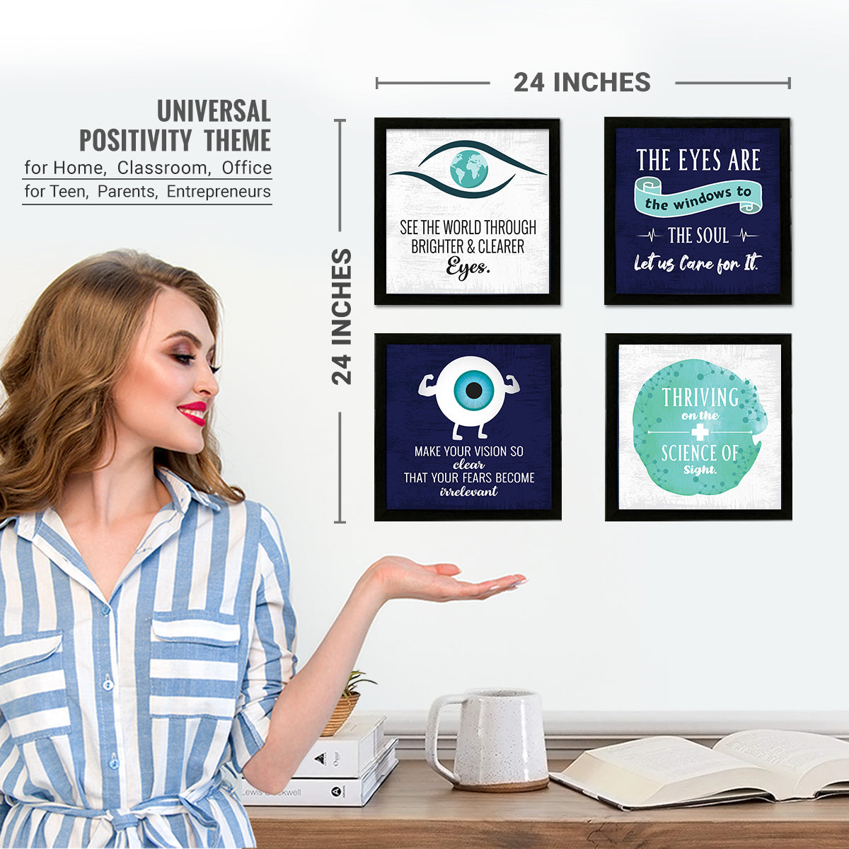 Ophthalmologist Eye Doctor - Set of 4