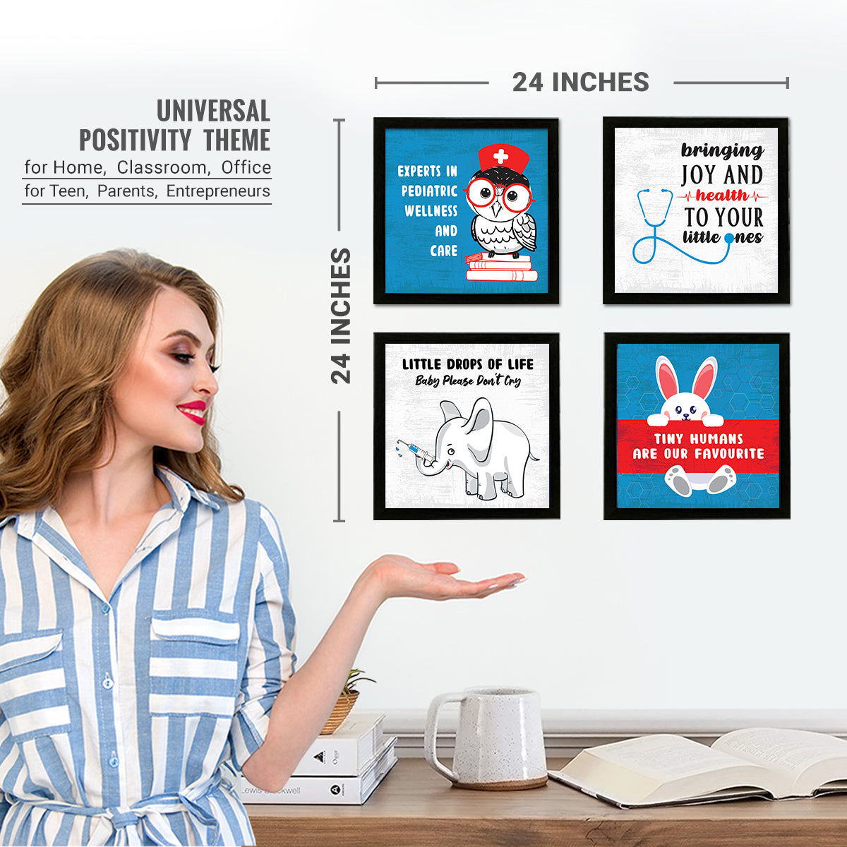 Pediatrician Doctor Quotes - Set of 4