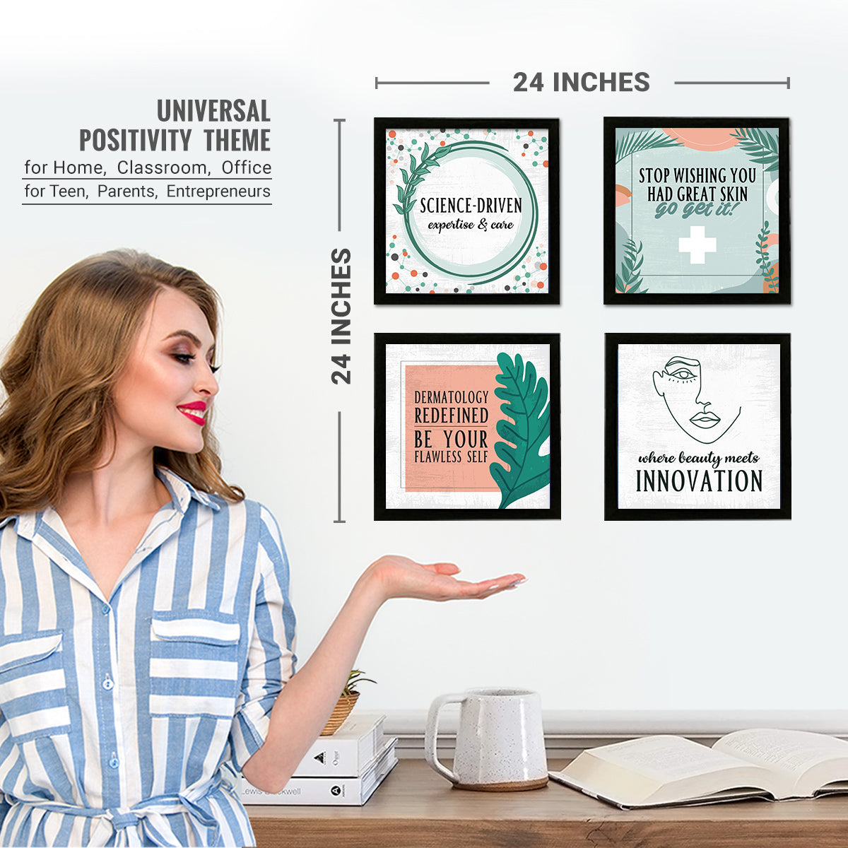 Dermatologist Doctor Quotes - Set of 4