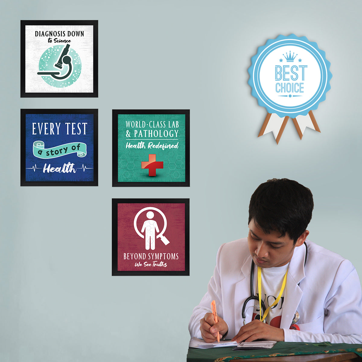 Diagnostic Pathology Lab - Doctor - Set of 4