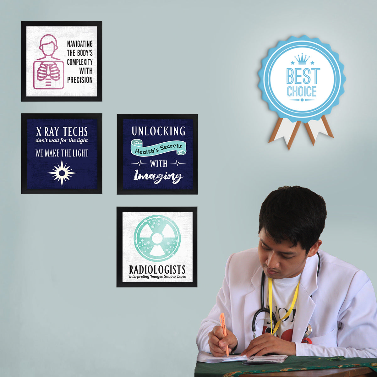 Radiology Doctor Quotes - Set of 4