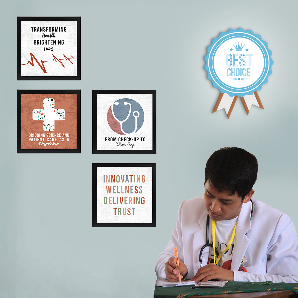 General Physician Medicine Doctor - Set of 4