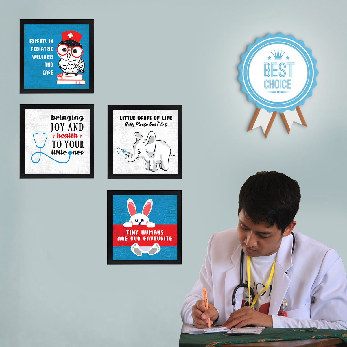 Pediatrician Doctor Quotes - Set of 4