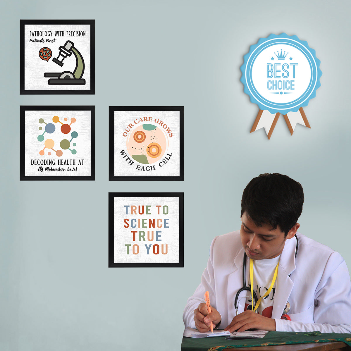 Diagnostic Pathology Lab - Doctor - Set of 4