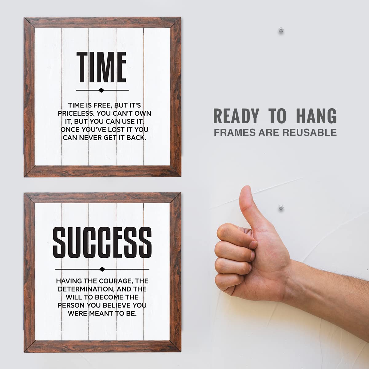 Motivational Inspirational Office (Set of 4)