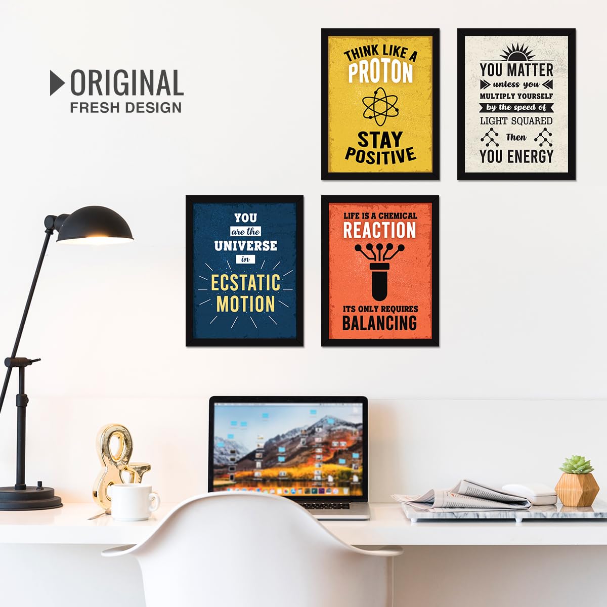 Science Quotes Proton (Set of 4)