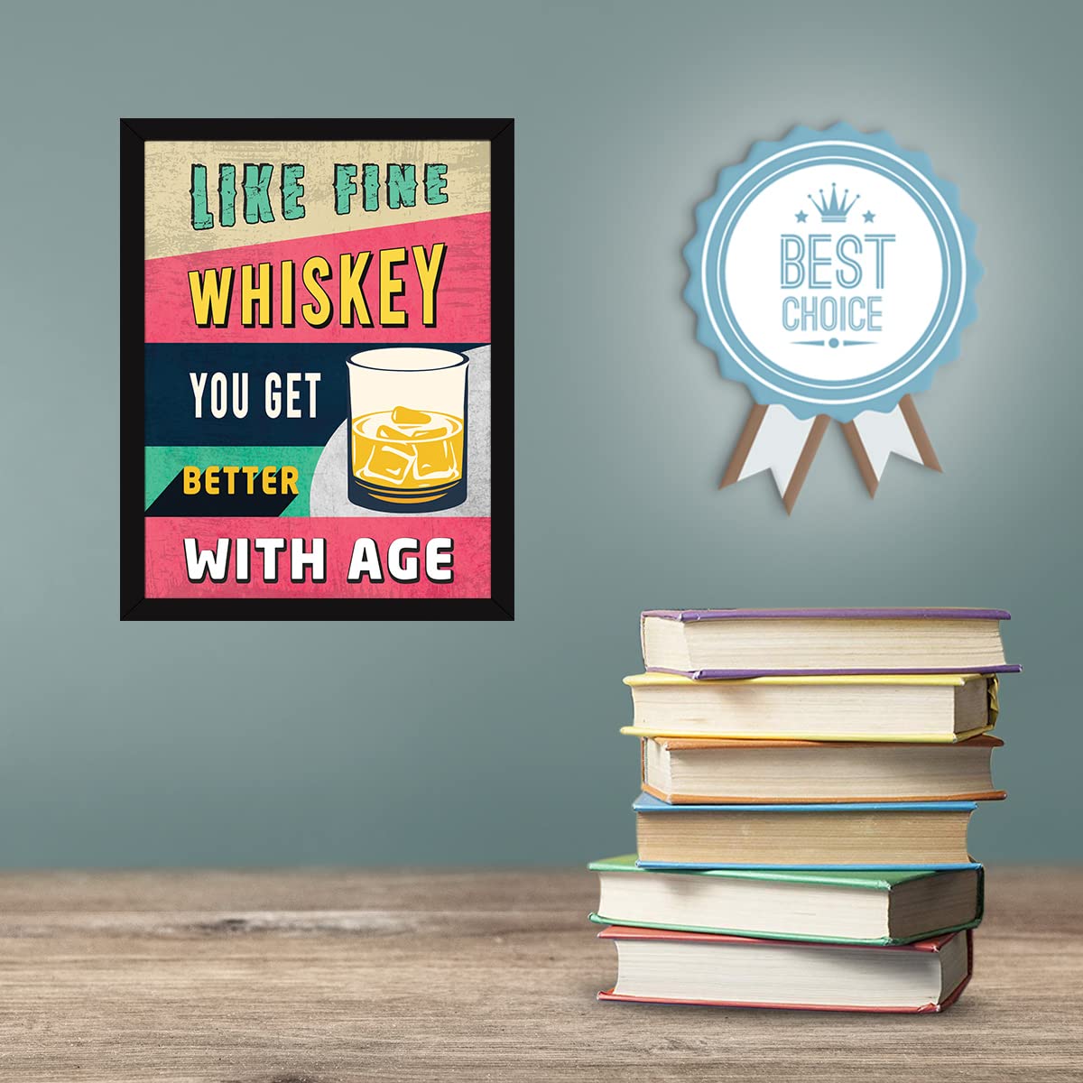 Bar, Alcohol, Whisky,  Beer (Set of 4)
