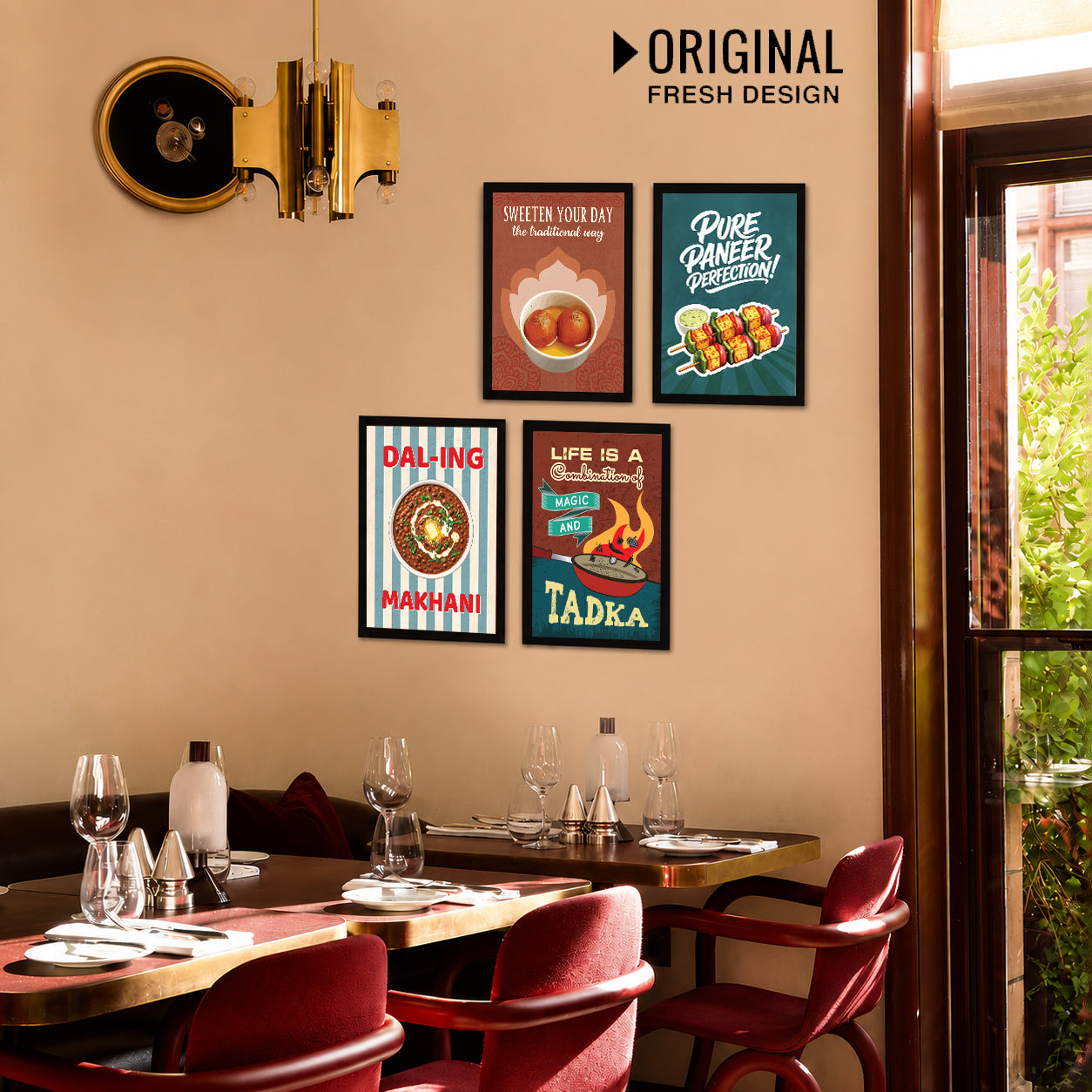 Restaurant Panjabi Food (Set of 4)