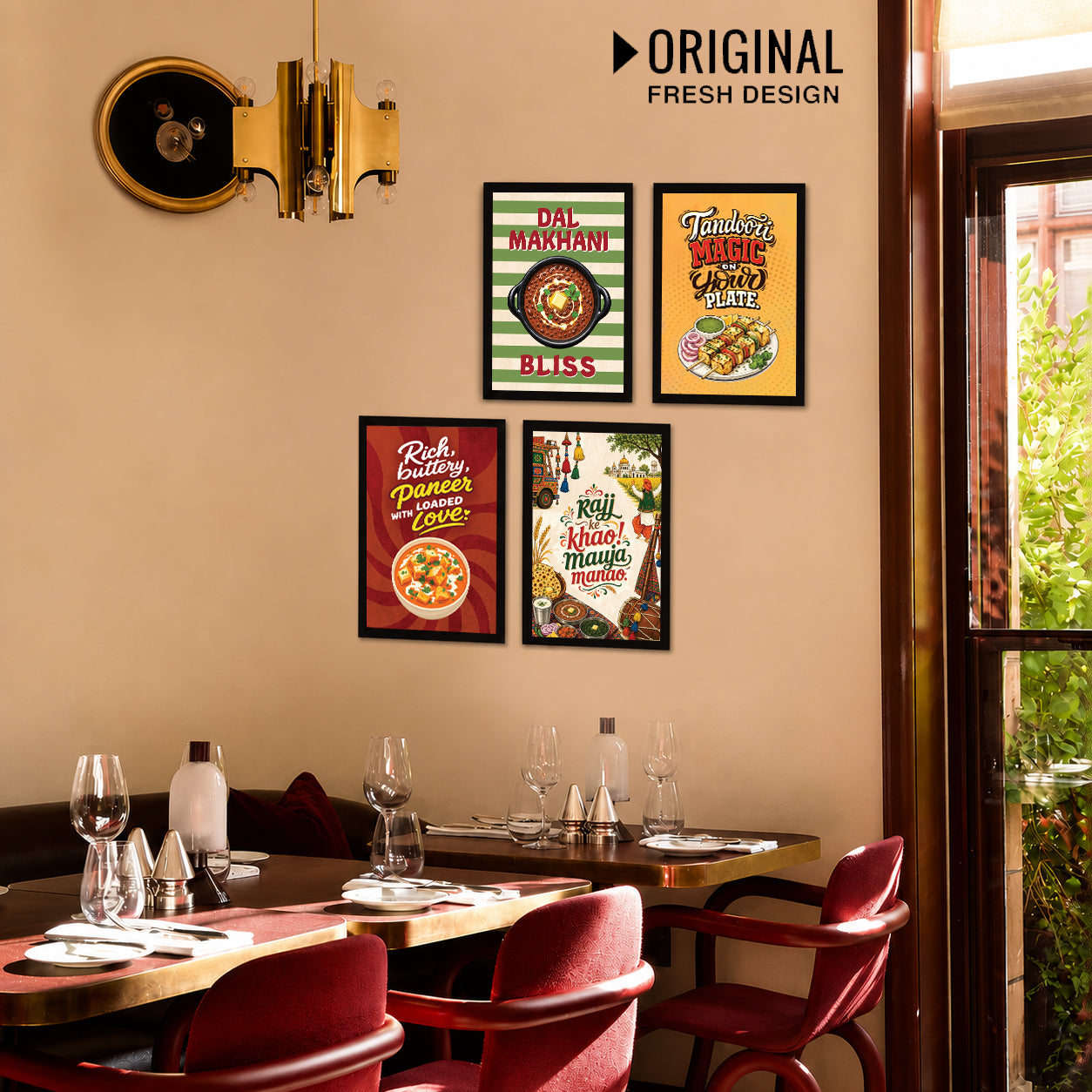 Restaurant Panjabi Food (Set of 4)