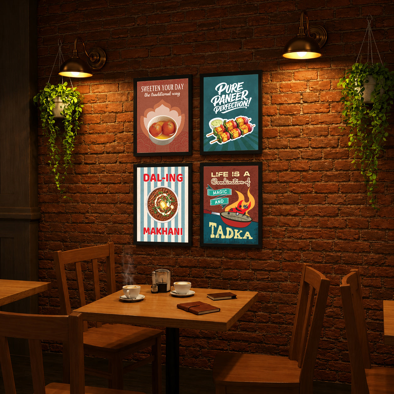Restaurant Panjabi Food (Set of 4)