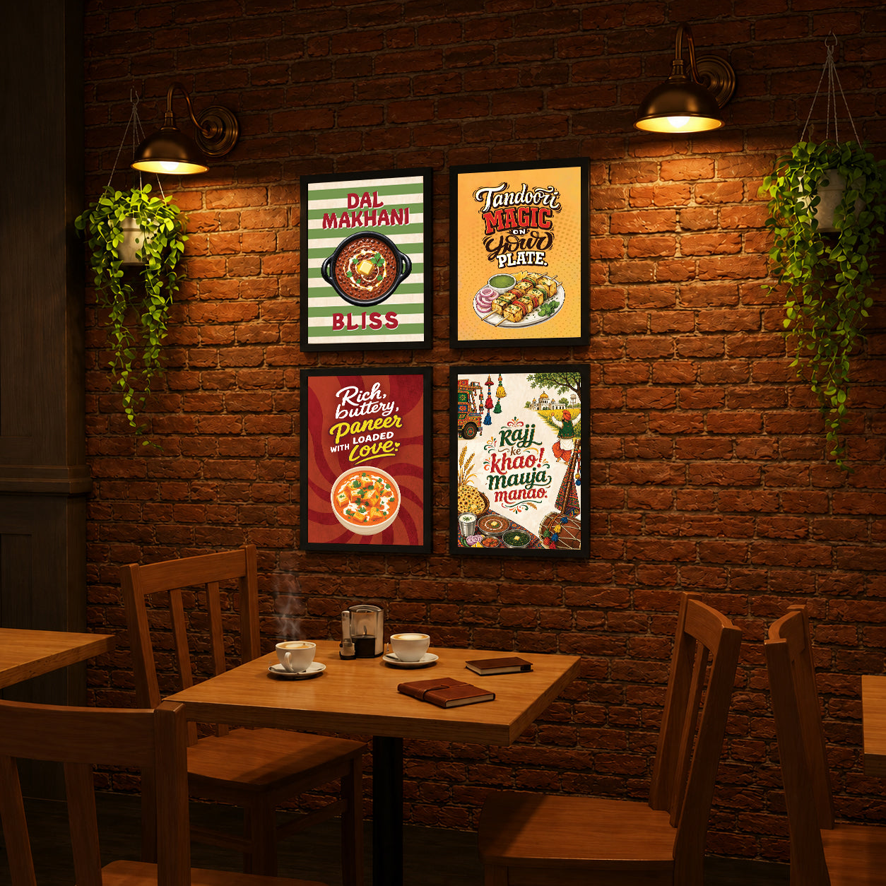 Restaurant Panjabi Food (Set of 4)