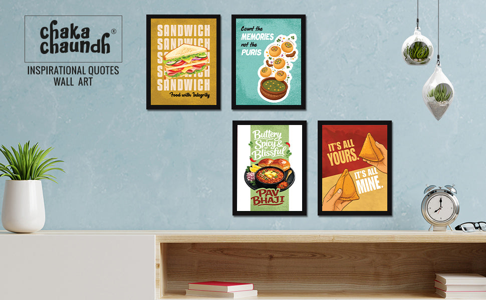 Restaurant Panipuri Sandwich pav bhaji samosa Food (Set of 4)